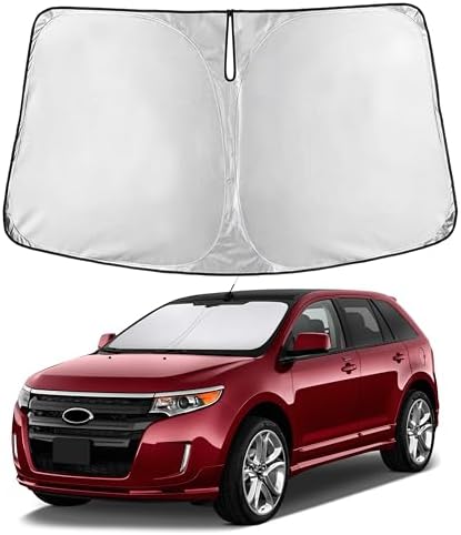 EcoNour Windshield Sunshade Compatible for Ford Edge 2007-2012 2013 2014 by EcoNour