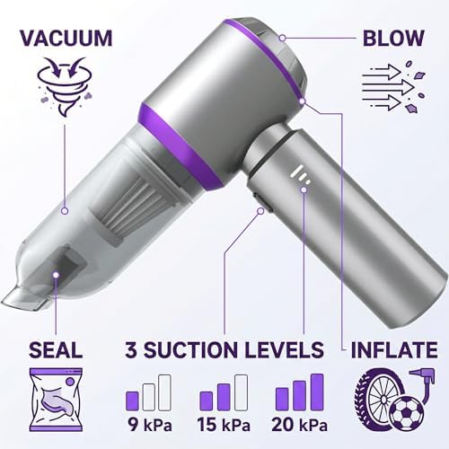 Car Vacuum Cleaner High Power, 20000Pa Portable Cordless Handheld Vacuum - Image 2