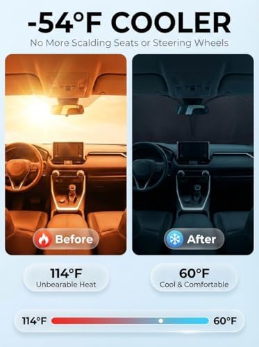 Proadsy Custom Fit 2022-2026 Mitsubishi Outlander Car Windshield Sun Shade - Image 3