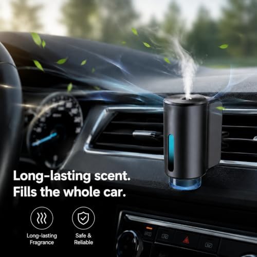 Car Air Freshener Refills – Set of 6 (10 ml each), Universal Fit for Air Vent Smart Car Fresheners, Refreshing and Pleasant Scent (Cologne) - Image 6