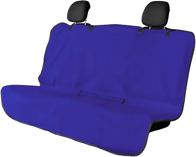 DXNQ Car Towel Seat Cover, Waterproof Sweating Non-Slip Premium Soft Towel Carseat Protector, Universal Machine Washable Car Truck SUV Front Seat Cover for Gym Workout Beach Hiking (Blue, Rear) by DXNQ