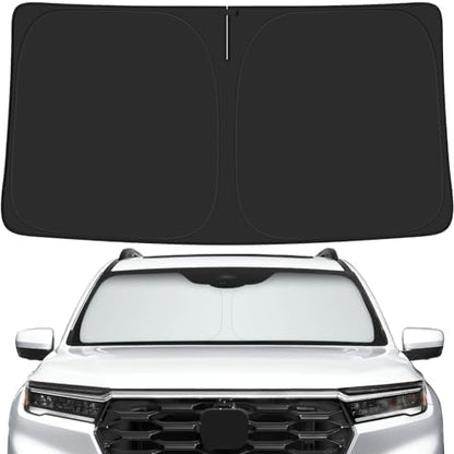 Car Windshield Sun Shade for Honda 2016-2025 2026 Pilot Accessories (OEM Design) Reflective Foldable Heat Insulation Sunshade for Ultimate Protection by Unknown