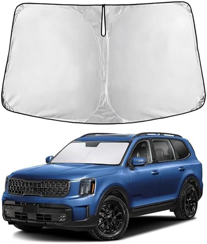 EcoNour Windshield Sunshade Compatible for Kia Telluride 2020-2024 2025 by EcoNour