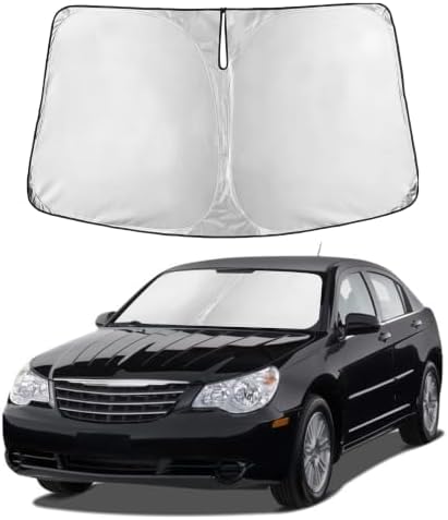 EcoNour Windshield Sunshade Compatible for Chrysler Sebring 1995-2010 by EcoNour