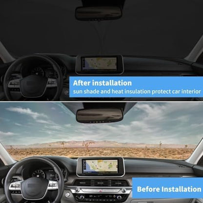 Windshield Sun Shade Car Sunshade Accessories Fit 2013-2018 Nissan Altima - Image 3