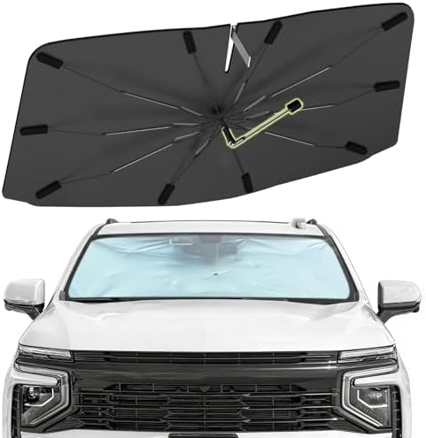 Windshield Sun Shade Fit for Chevrolet Suburban 2021-2026, Umbrella Shades by Visufy