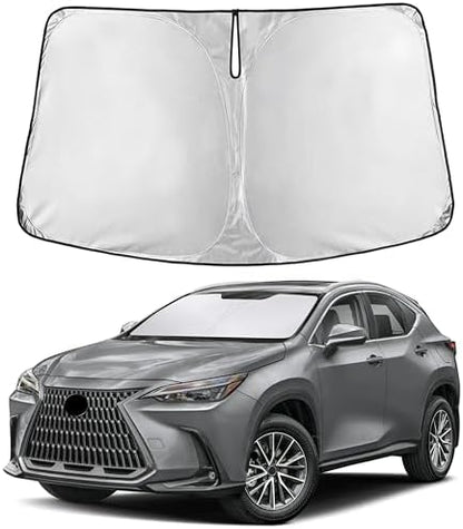 EcoNour Windshield Sunshade Compatible for Lexus NX 2022-2024 2025 2026 by EcoNour
