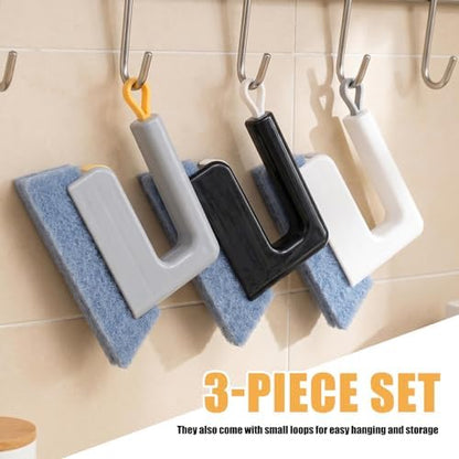 3PCS New Magic Window Track Cleaner,2-in-1 Car Window Sill Cleaner Tool for Cars Air Vents with Scraper & Comfortable Handle,Reusable Car Windows Track Cleaning Tools - Image 7