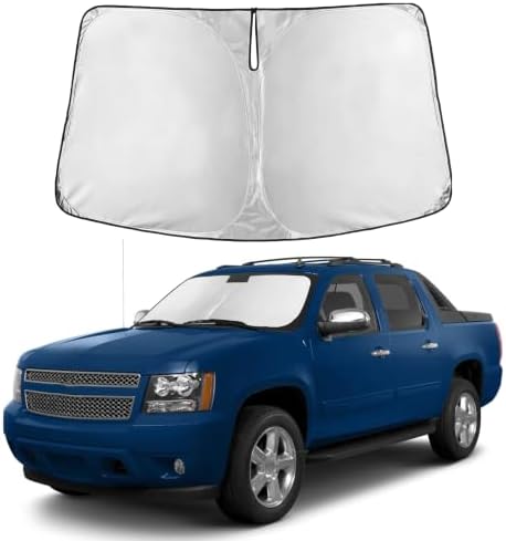 EcoNour Windshield Sunshade Compatible for Chevy Avalanche/Aveo 2002-2013 by EcoNour