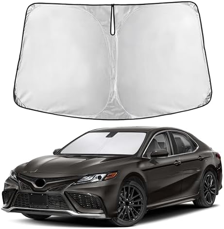 EcoNour Windshield Sunshade Compatible for Toyota Camry 2018-2022 2023 2024 by EcoNour