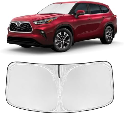 for Rivian R1T 2022-2024 Windshield Sun Shade - 4 Layers by ZOIBVCARSUNSHADE