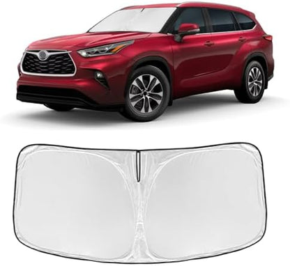 for Rivian R1T 2022-2024 Windshield Sun Shade - 4 Layers by ZOIBVCARSUNSHADE