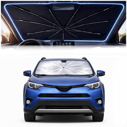 Car Windshield Sun Shade Umbrella for Toyota RAV4 2013-2018 by Unknown