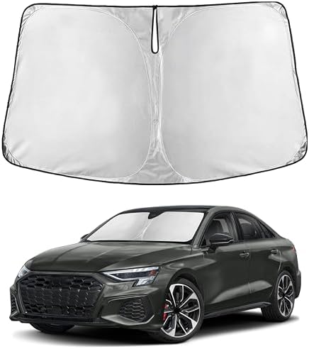 EcoNour Windshield Sunshade Compatible for Audi S3 2015-2024 2025 2026 by EcoNour