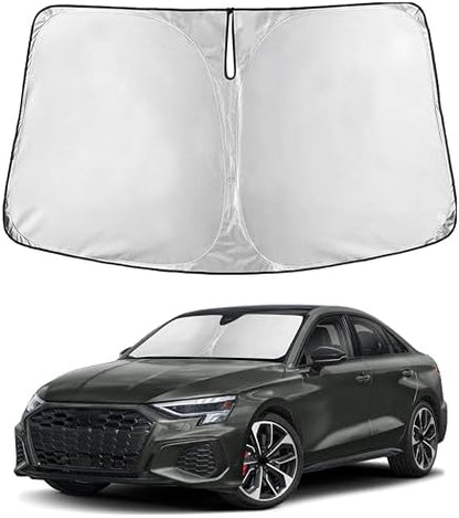 EcoNour Windshield Sunshade Compatible for Audi S3 2015-2024 2025 2026 by EcoNour