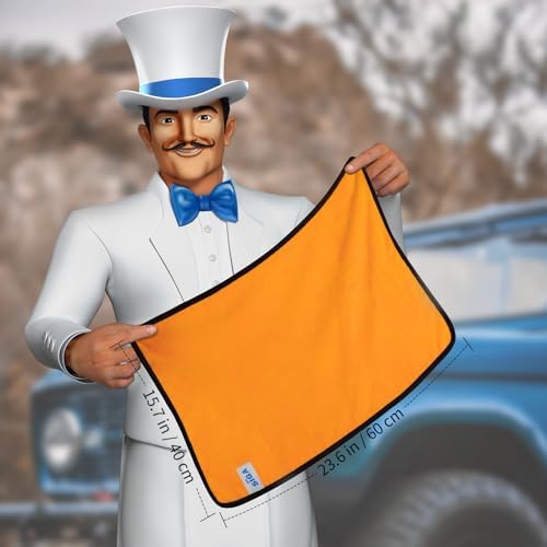 MR.SIGA Professional Microfiber Towels for Cars, Scratch Free, 12 Pack - Image 2