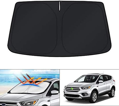 KUST Windshield Sun Shade for 2013 2014 2015 2016 2017 2018 2019 Ford Escape Accessories Sunshade Foldable Window Sun Protector Block UV Rays Keep Car Cooler by KUST