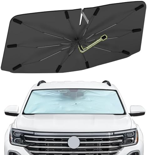 Windshield Sun Shade Umbrella for Volkswagen Atlas 2018-2025 Front Window by Visufy
