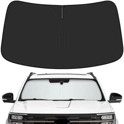 Car Windshield Sun Shade for Ford 2018-2025 Expedition Accessories (OEM Design) Reflective Foldable Heat Insulation Sunshade for Ultimate Protection by Unknown