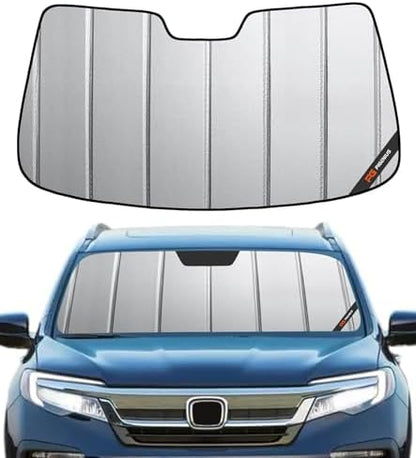 Pigenius Windshield Sunshade for Honda Pilot 2016-2021, Ridgeline 2017-2021. Without Sensing Camera - Safeguard by Pigenius