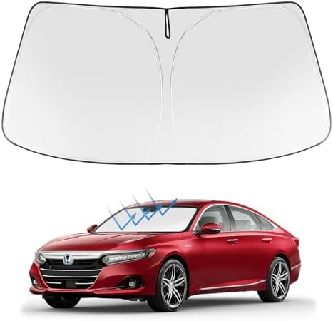Proadsy Custom Fit 2018-2022 Honda Accord Windshield Sun Shade, Blocks Heat by Proadsy