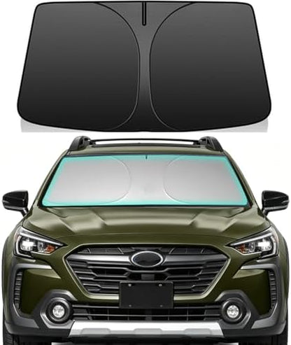 Windshield Sun Shade for Subaru Outback 2020-2025 Foldable Car Front Window Sunshade Accessories 240 T Sun Visor Protector Reflective Cover Block UV Rays & Sun Heat Keep Your Car Cooler by Unknown