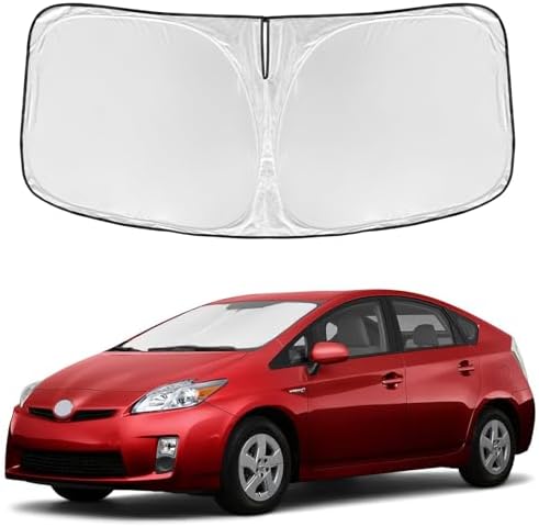 for Toyota Prius Hatchback 2010-2015 Windshield Sun Shade 4 Layers Sunshade by ZOIBVCARSUNSHADE