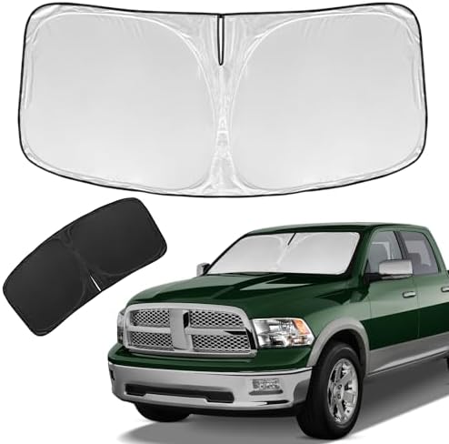 for Dodge RAM 1500 2019-2025 2026 Sun Shade Sunshade Windshield Cover by ZOIBVCARSUNSHADE