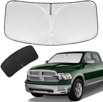 for Dodge RAM 1500 2019-2025 2026 Sun Shade Sunshade Windshield Cover by ZOIBVCARSUNSHADE