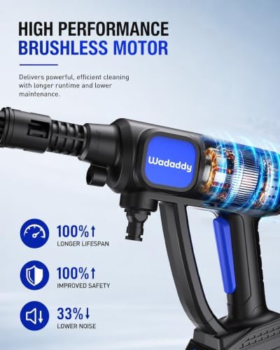Cordless Washer with Brushless Motor for Cars & Outdoor Use - Image 3