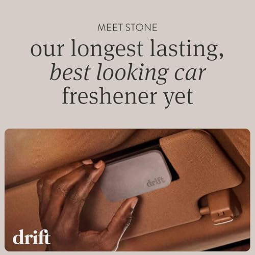 Drift Car Air Freshener - Stone Air Freshener - Car Odor Eliminator - Long Lasting Scent - Auto Accessories - Metal Clip - Variety 3 Pack Starter Kit - Teak, Open Air, Cabana - CLIP INCLUDED - Image 2