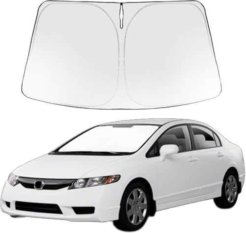 Proadsy Custom Fit 2006-2011 Honda Civic Windshield Sun Shade, Blocks Heat by Proadsy