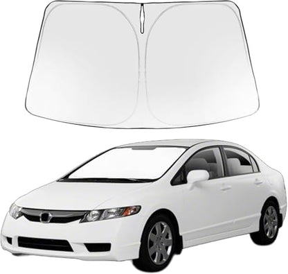 Proadsy Custom Fit 2006-2011 Honda Civic Windshield Sun Shade, Blocks Heat by Proadsy