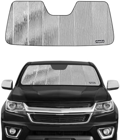 Pigenius Windshield Sunshade for Chevy/GMC Colorado/Canyon 2015-2022, Reversible Silver/Black by Pigenius