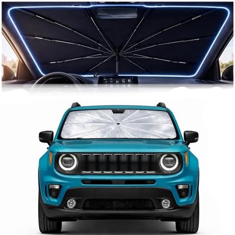 Car Windshield Sun Shade Umbrella for Jeep Renegade 2015-2026 by Unknown