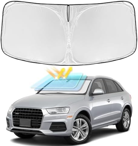 for Audi Q3 2013-2018 Windshield Sun Shade - 4 Layers Car Sunshades by ZOIBVCARSUNSHADE