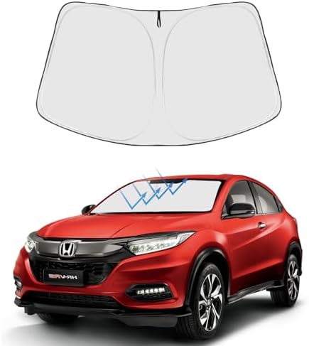 Proadsy Custom Fit 2016-2022 Honda HR-V Windshield Sun Shade, Blocks Heat by Proadsy