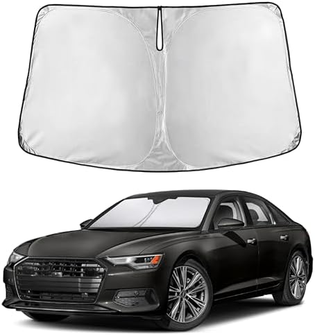 EcoNour Windshield Sunshade Compatible for Audi A6 2019-2023 2024 2025 by EcoNour