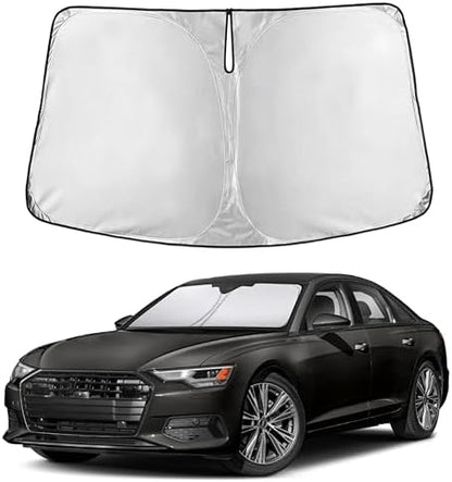 EcoNour Windshield Sunshade Compatible for Audi A6 2019-2023 2024 2025 by EcoNour