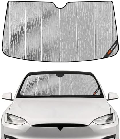Pigenius Windshield Sun Shade for Tesla Model X 2016-2026, Custom Fit Front Window Sunshade - AstraGuard by Pigenius