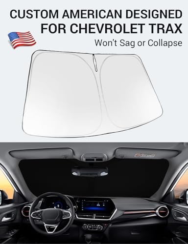 Proadsy Custom Fit Car Windshield Sun Shade for 2024-2026 Chevrolet Trax - Image 2
