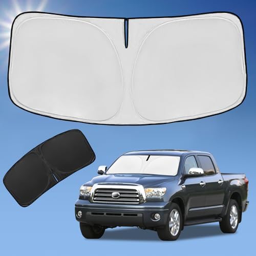 for Toyota Tundra 2007-2021 Sun Shade Windshield Sunshade Cover by ZOIBVCARSUNSHADE