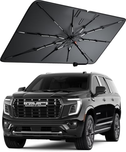 Windshield Sun Shade for GMC Yukon 2000–2026 by Amadaw