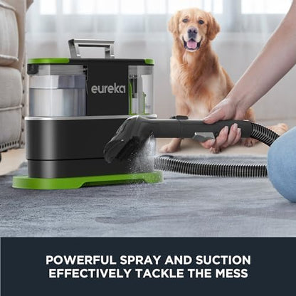 EUREKA Portable Carpet and Upholstery Cleaner, Spot Cleaner for Pets, Stain Remover for Carpet, Area Rugs, Upholstery, Coaches and Car, 50.7oz Large Water Tank, NEY101GR with Cleaning Formula, Green - Image 6