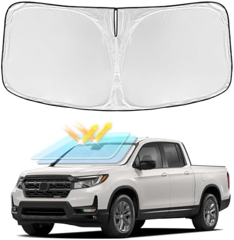 for Honda Ridgeline 2017-2025 2026 Windshield Sun Shade Car Sunshade by ZOIBVCARSUNSHADE