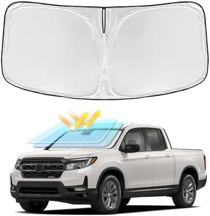 for Honda Ridgeline 2017-2025 2026 Windshield Sun Shade Car Sunshade by ZOIBVCARSUNSHADE