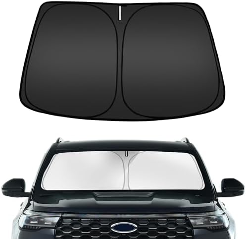 ARISMOTOR Windshield Sun Shade for Ford Explorer 2020-2025 2026 by ARISMOTOR