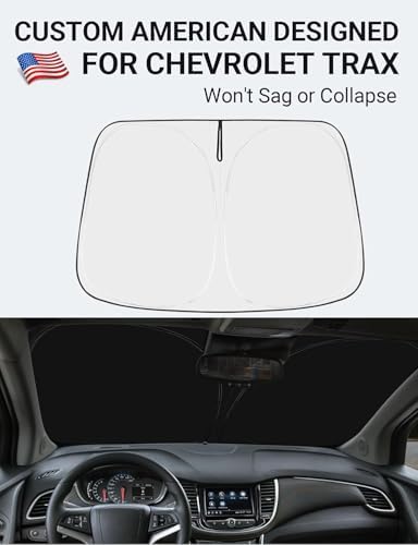 Proadsy Custom Fit Car Windshield Sun Shade for 2013-2023 Chevrolet Trax - Image 2