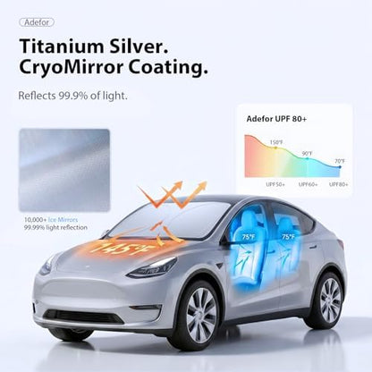 Windshield Sun Shade for Toyota Sienna & Ford Transit, XL(69"x 38") - Image 5