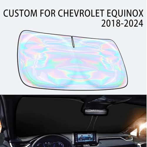 for Chevrolet Equinox 2018-2024 Windshield Sun Shade - Custom Fit Chevrolet Equinox 4-Layer Foldable Front Window Sunshade Sun Visor Protector Block UV Rays Keep Your Car Cooler Car Accessories - Image 2